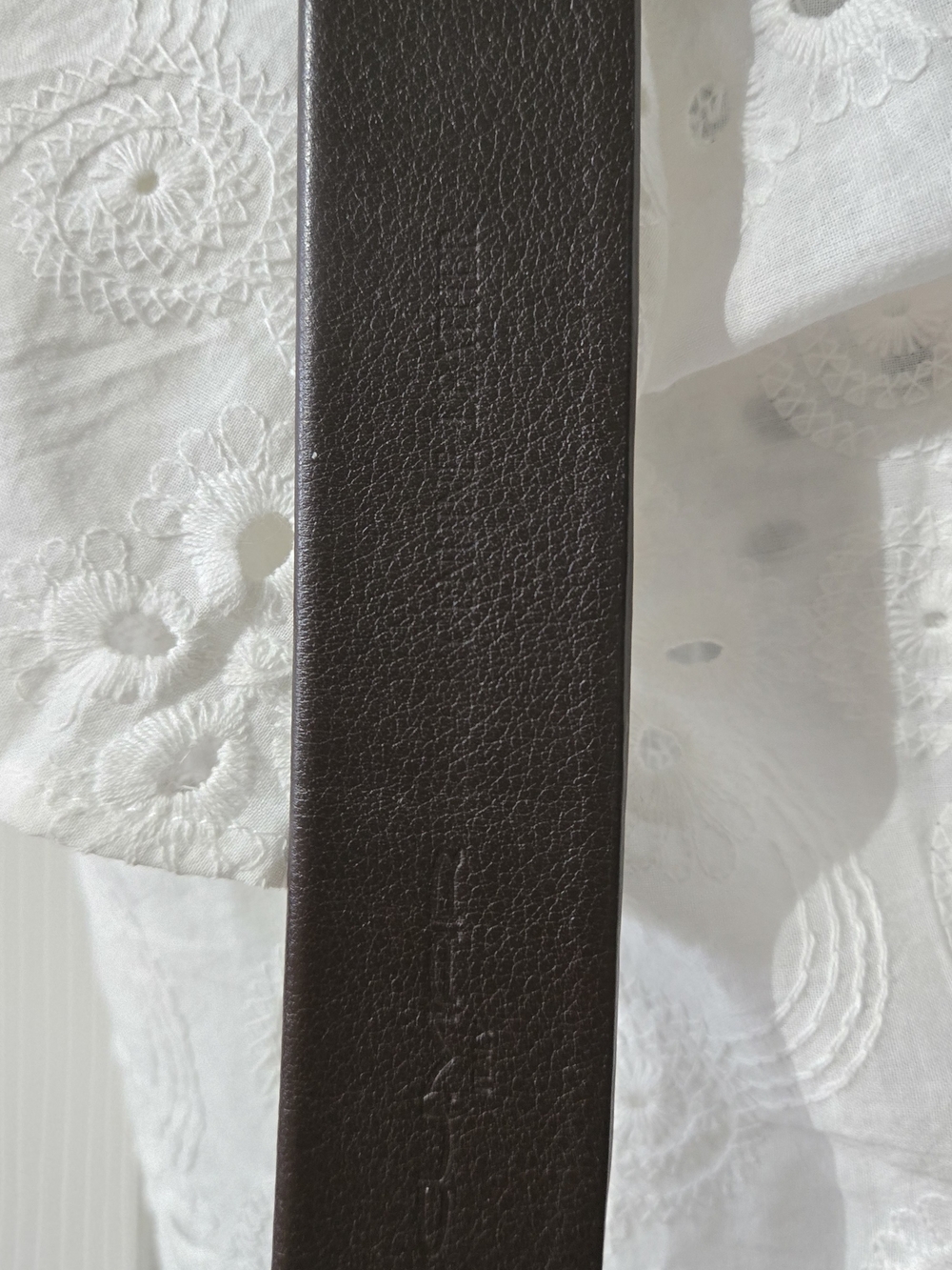 Vintage CUMAR Brown Leather Belt S/M